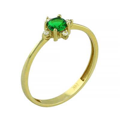 14 Ayar Altın Renkli Yüzük  -  0201327