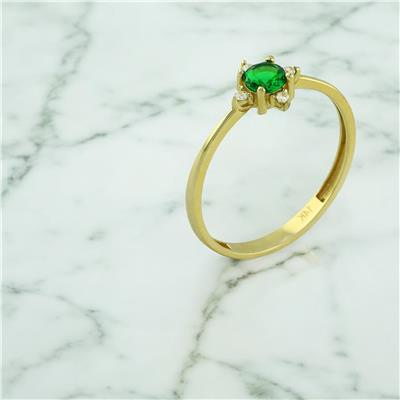 14 Ayar Altın Renkli Yüzük  -  0201327