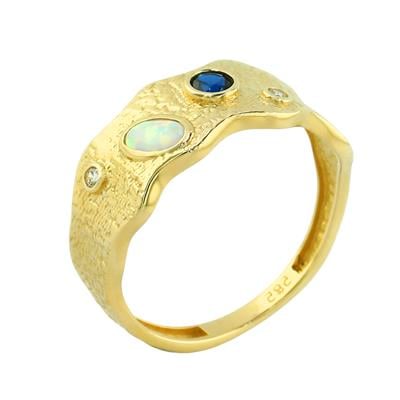 14 Ayar Altın Renkli Yüzük  -  0203995