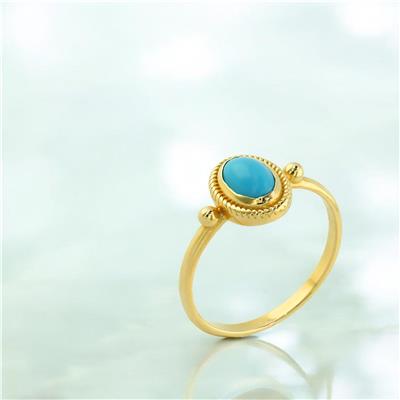 14 Ayar Altın Renkli Yüzük  -  0203997