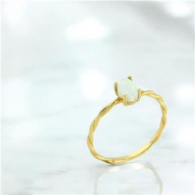 14 Ayar Altın Renkli Yüzük  -  0204001