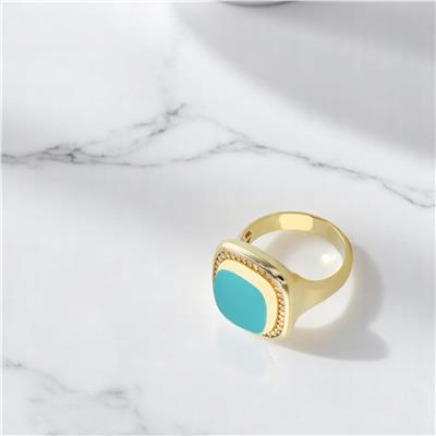 14 Ayar Altın Renkli Yüzük  -  F003573