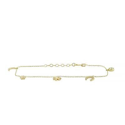 14 Ayar Altın Şans Bileklik  -  0201393