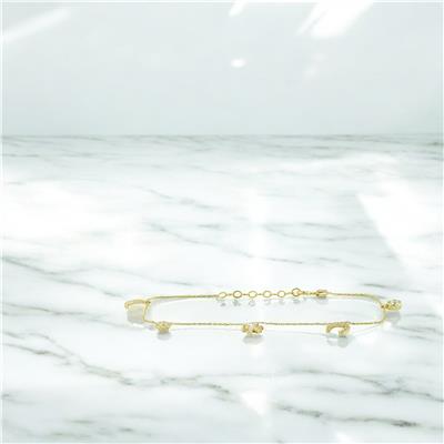 14 Ayar Altın Şans Bileklik  -  0201393