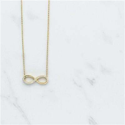 14 Ayar Altın Sonsuz Kolye  -  0196735