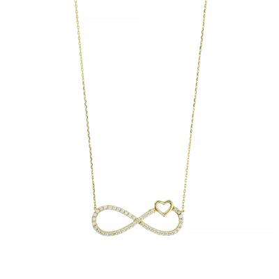14 Ayar Altın Sonsuz Kolye  -  0201246