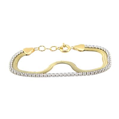 14 Ayar Altın Suyolu Bileklik  -  0187943