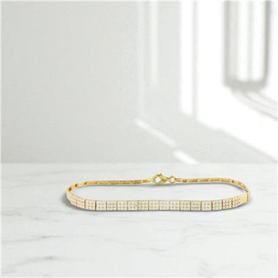 14 Ayar Altın Suyolu Bileklik  -  0196377