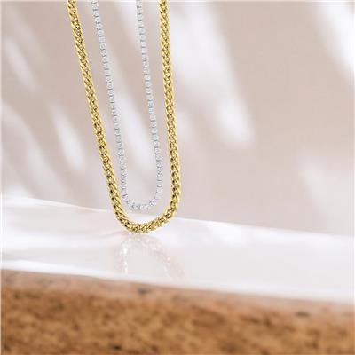 14 Ayar Altın Suyolu Gerdanlık  -  0187940