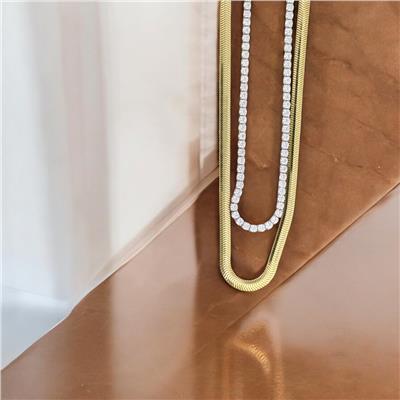 14 Ayar Altın Suyolu Gerdanlık  -  0187942