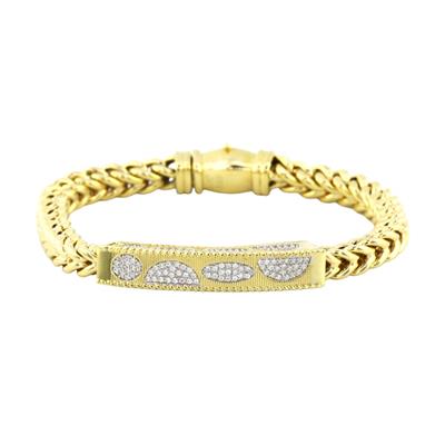 14 Ayar Altın Tasarım Bileklik  -  0175739