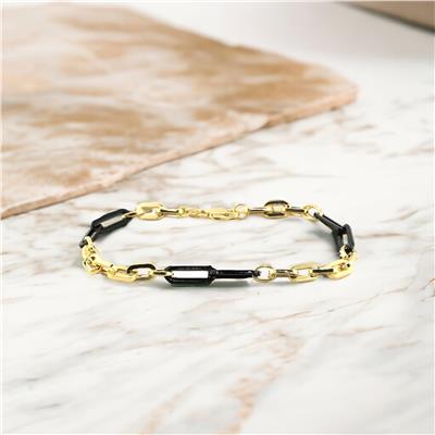 14 Ayar Altın Tasarım Bileklik  -  0177241