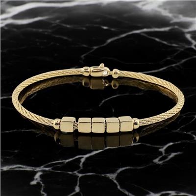 14 Ayar Altın Tasarım Bileklik  -  0179218