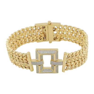 14 Ayar Altın Tasarım Bileklik  -  0179263