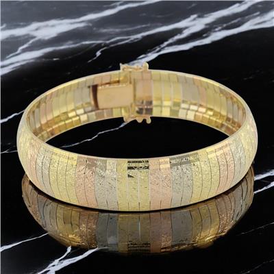 14 Ayar Altın Tasarım Bileklik  -  0179286