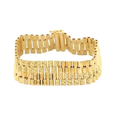 14 Ayar Altın Tasarım Bileklik  -  0180028