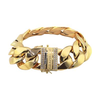 14 Ayar Altın Tasarım Bileklik  -  0180599