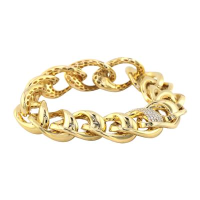 14 Ayar Altın Tasarım Bileklik  -  0180648