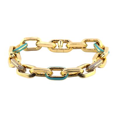 14 Ayar Altın Tasarım Bileklik  -  0180649