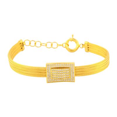 14 Ayar Altın Tasarım Bileklik  -  0180791