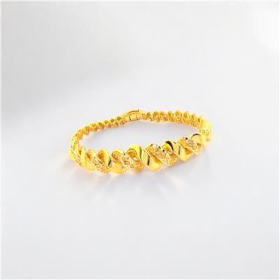 14 Ayar Altın Tasarım Bileklik  -  0180892