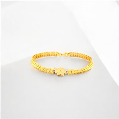 14 Ayar Altın Tasarım Bileklik  -  0180901