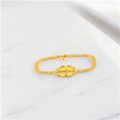 14 Ayar Altın Tasarım Bileklik  -  0180905