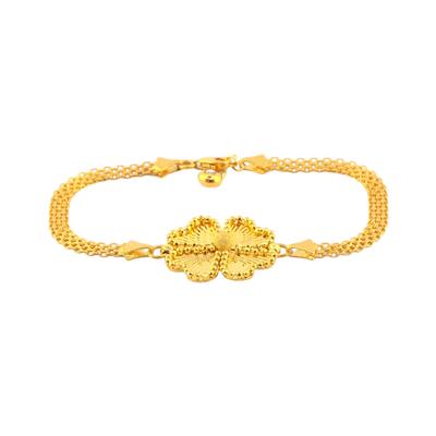 14 Ayar Altın Tasarım Bileklik  -  0180905