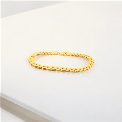 14 Ayar Altın Tasarım Bileklik  -  0180909