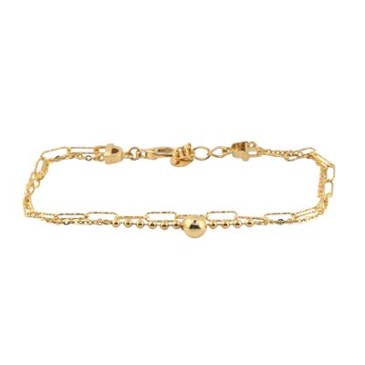 14 Ayar Altın Tasarım Bileklik  -  0181141