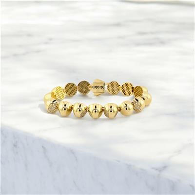 14 Ayar Altın Tasarım Bileklik  -  0181326