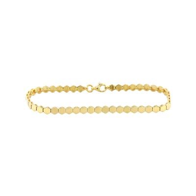 14 Ayar Altın Tasarım Bileklik  -  0182332