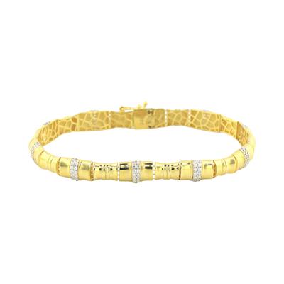 14 Ayar Altın Tasarım Bileklik  -  0183967