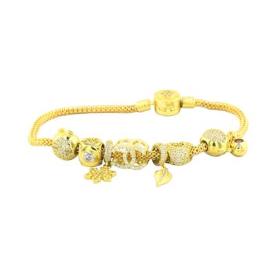 14 Ayar Altın Tasarım Bileklik  -  0183999