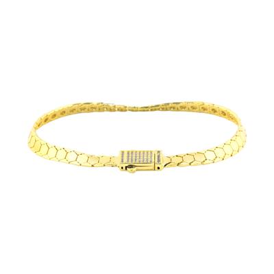 14 Ayar Altın Tasarım Bileklik  -  0184016