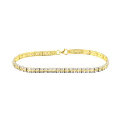 14 Ayar Altın Tasarım Bileklik  -  0184034