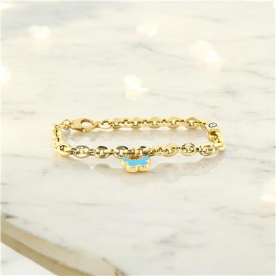 14 Ayar Altın Tasarım Bileklik  -  0184644