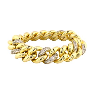 14 Ayar Altın Tasarım Bileklik  -  0184985