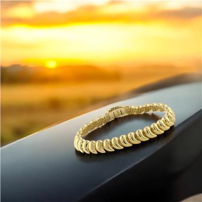 14 Ayar Altın Tasarım Bileklik  -  0187712