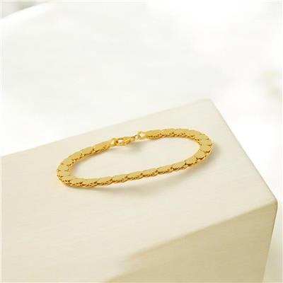 14 Ayar Altın Tasarım Bileklik  -  0187722