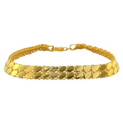 14 Ayar Altın Tasarım Bileklik  -  0187723