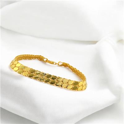 14 Ayar Altın Tasarım Bileklik  -  0187723