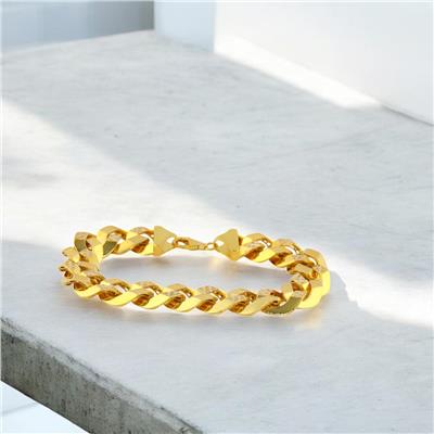 14 Ayar Altın Tasarım Bileklik  -  0187724