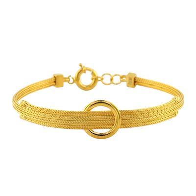 14 Ayar Altın Tasarım Bileklik  -  0187923