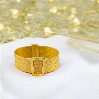 14 Ayar Altın Tasarım Bileklik  -  0187954