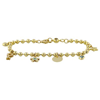 14 Ayar Altın Tasarım Bileklik  -  0188010