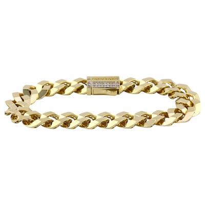 14 Ayar Altın Tasarım Bileklik  -  0188343