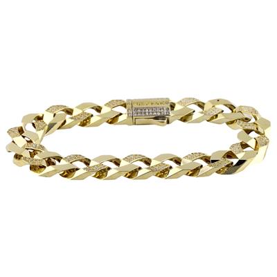 14 Ayar Altın Tasarım Bileklik  -  0188344