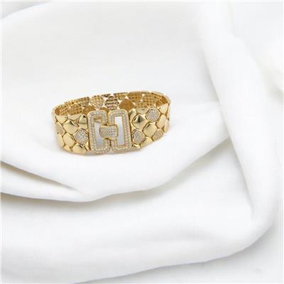 14 Ayar Altın Tasarım Bileklik  -  0188604