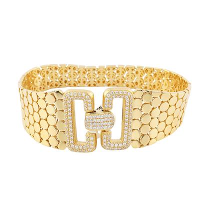 14 Ayar Altın Tasarım Bileklik  -  0188605